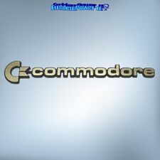 COMMODORE 62x10mm Emblem G 64 A1200 Sticker Badge Decal Logo Aufkleber C64 C128 picture