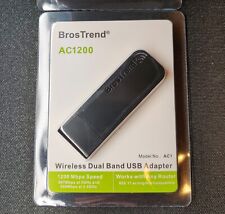 Wholesale Lot of 140 BrosTrend AC1 Wireless Dual Band USB Wi-Fi Adapter 1200Mbps picture