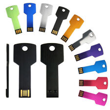 Lot Bulk 50p Metal Key Pendrive USB Flash Drive Disk Custom LOGO Gift 128MB-8GB picture