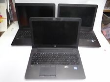 Lot of 3 HP ZBook 15 G3 FHD 15.6