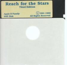 Reach For The Stars Third APPLE II FLOPPY business simulation sci-fi galaxy game picture