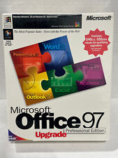 New - Vintage Microsoft Office 97 Professional Edition Big Box Sealed picture