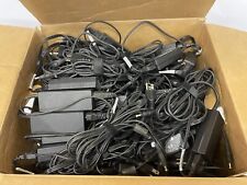 Assorted Lot of 50 Used 65W 4.7mm Yellow Tip AC Adapters w/Power Cables picture