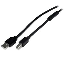 StarTech.com 20m / 65 ft Active USB 2.0 A to B Cable - M/M (USB2HAB65AC) picture