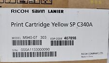 NEW Genuine Ricoh SP C340A Yellow Toner Cartridger 407898 picture