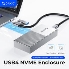 ORICO 40Gbps M.2 NVME SSD Enclosure USB4 USB C SSD Case For Thunderbolt 3/4 M208 picture