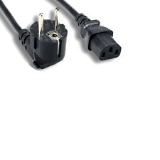 6 Ft USA IEC320 C13 3 Prong to Europe CEE 7/7 2 prong Outlet AC Power Cord Cable picture