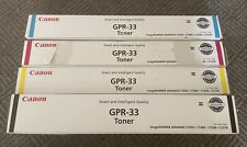 New Canon GPR-33 Toner Cartridge Set CYMK - Sealed picture