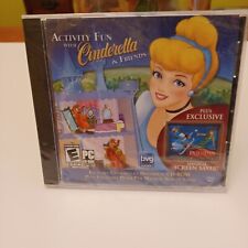 Disney Activity Fun Cinderella & Friends PC CD-ROM BVG W/ Peter Pan Screen Saver picture