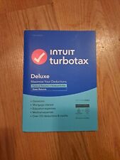 TurboTax 2023 Deluxe Federal & State Tax return Software PC/Mac Disc download picture
