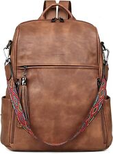 FADEON BACKPACK Purse Women Designer Ladies Vegan Leather Shoulder TRAVEL Bag picture