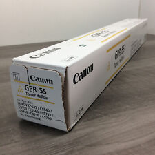 GPR-55 Yellow Toner Cartridge Genuine Canon Toner C5535i C5540i C5550i C5560i picture