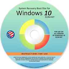 Reinstall DVD for Windows 10 All Versions 32/64 Bit Recover Restore Boot Disc picture