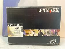 Genuine Lexmark X651H11A Black High Yield Return Program Toner Cartridge 25k NEW picture