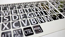 English US LARGE LETTER KEYBOARD STICKERS for Computer or Laptop, BOLD PRINT picture