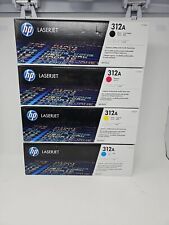 Genuine Sealed HP 312A LaserJet Toner Set of 4 CYMK All 4 Colors New NIB *READ* picture