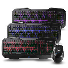 AULA Wired RGB Backlit Gaming Keyboard Mouse Combo LED 104 Keys, 2000 DPI Mouse picture