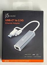 J5 Create USB-C To 2.5G Ethernet Adaptor JCE145C NEW SEALED picture