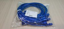 (QTY. 10) UNIRISE 3FT POWER CORD BLUE IEC 320-C13 to IEC 320-C14 SJT MALE TO FEM picture
