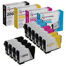 LD 10pk Reman Cartridges for Epson 200 Ink T200XL 200XL XP-400 XP-410 WF-2520 picture