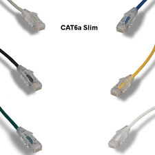 1'-25' Ultra Slim CAT6a UTP Patch Cable 10G 600MHz Ethernet RJ45 Network ETL UL picture