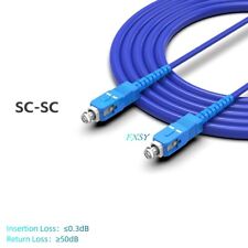 2Pcs 1m 2m 3m 5m 10m 15m SC/UPC to SC/UPC SM OS2 Armored Fiber Optic Patch Cord picture