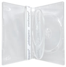 14mm Standard Clear Triple 3 Discs DVD Case Lot picture