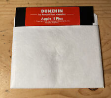 Rare Dunzhin Warriors Of Ras Apple II Plus 5.25” Floppy Disk 1982 picture