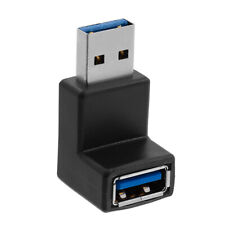 USB 3.0 Right Angle Adapter USB Type-A Male to Female 90 Degree Port Converter picture
