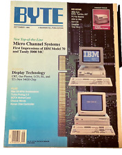 BYTE MAGAZINE SEPTEMBER 1988 VOL. 13 NO. 8  RARE LAST ONE QTY-1 picture
