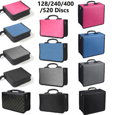 128/240/400/520 Disc CD/DVD Wallet Binder Book Sleeves Storage Bag Carrying Case picture