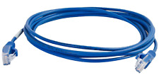 6FT C2G RJ-45 Male To RJ-45 Male Cat6 Slim Unshielded Ethernet Patch Cable- Blue picture