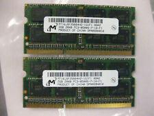 Micron 4GB  2x2GB  PC3-8500S DDR3  Laptop   RAM MT16JSF25664HZ-1G1F1 MacBook Pro picture