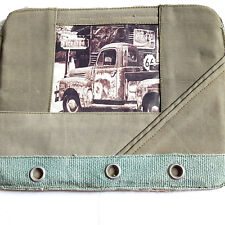 Antique Truck Laptop Tablet Sleeve Bag Recycled Canvas Vintage Addiction Case picture