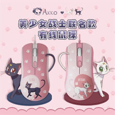 Official AKKO AG325C Sailor Moon Artemis Luna Wired Mouse Cartoon Gaming Mouse  picture