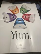 G3 iMac 5 flavours Think Different poster original and vintage  picture