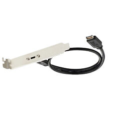 P&P USB 3.1 Type E PCI-E to Type C Female Gen 2 Extension Cable With Bracket B picture