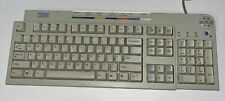 IBM KB-9930 vintage white PS/2 multimedia keyboard internet/media controls picture