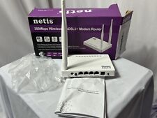 Netis DL4323 Wireless N300 ADSL2+ Modem Router, 2.4Ghz 300Mbps, 802.11b/g/n, picture
