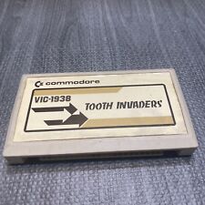 VIC-1938 Tooth Invaders Commodore Computer Cartridge Vintage picture