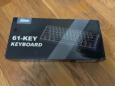 RK Royal Kludge RK61 Mechanical Keyboard Black Brand New RGB picture