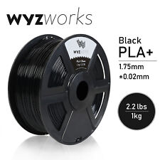 Black PLA 1.75mm WYZworks 3D Printer Premium Filament 1kg/2.2lb picture