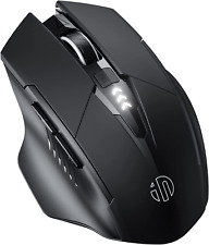 Wireless Mouse, [Upgraded: Battery Level Visible] Large Ergonomic Rechargeable 2 picture