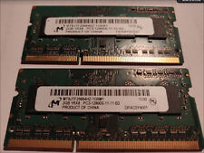 Micron 4 GB (2 x 2GB) 1RX8 PC3-12800S RAM Memory MT8JTF25664HZ-1G6M1 picture