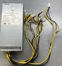“USED” [Alpha Miner] [Power Supply] [Psu-1601] 180-240v 10x6 Pin 1600w  picture