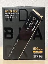 WD Black SN770 NVMe SSD Game Drive Gen4 500GB WDBBDL5000ANC-WRWM - SEALED NEW picture
