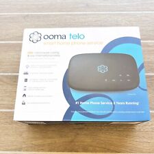 Ooma Telo Free Smart Home Phone Service Black New SEALED BOX PLEASE READ picture