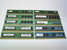 Lot of 10 Mixed DDR2/DDR 512MB 1Rx8 & 1Rx16 256MB Memory/Ram Modules picture