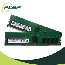 32GB RAM Kit - Micron 2x16GB PC4-2933Y 2Rx8 DDR4 ECC REG MTA18ASF2G72PDZ-2G9E1TI picture