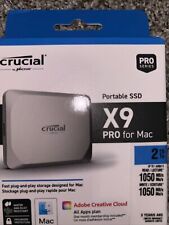 Crucial X9 Pro for Mac 2TB External USB-C SSD - BRAND NEW picture
